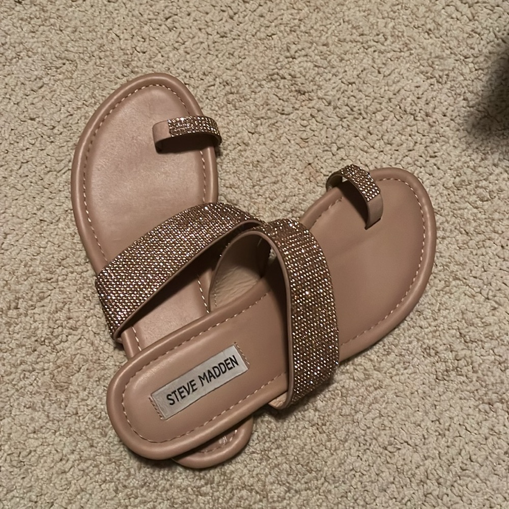 Steve Madden Rhinestone Sandals - Picture 4 of 7
